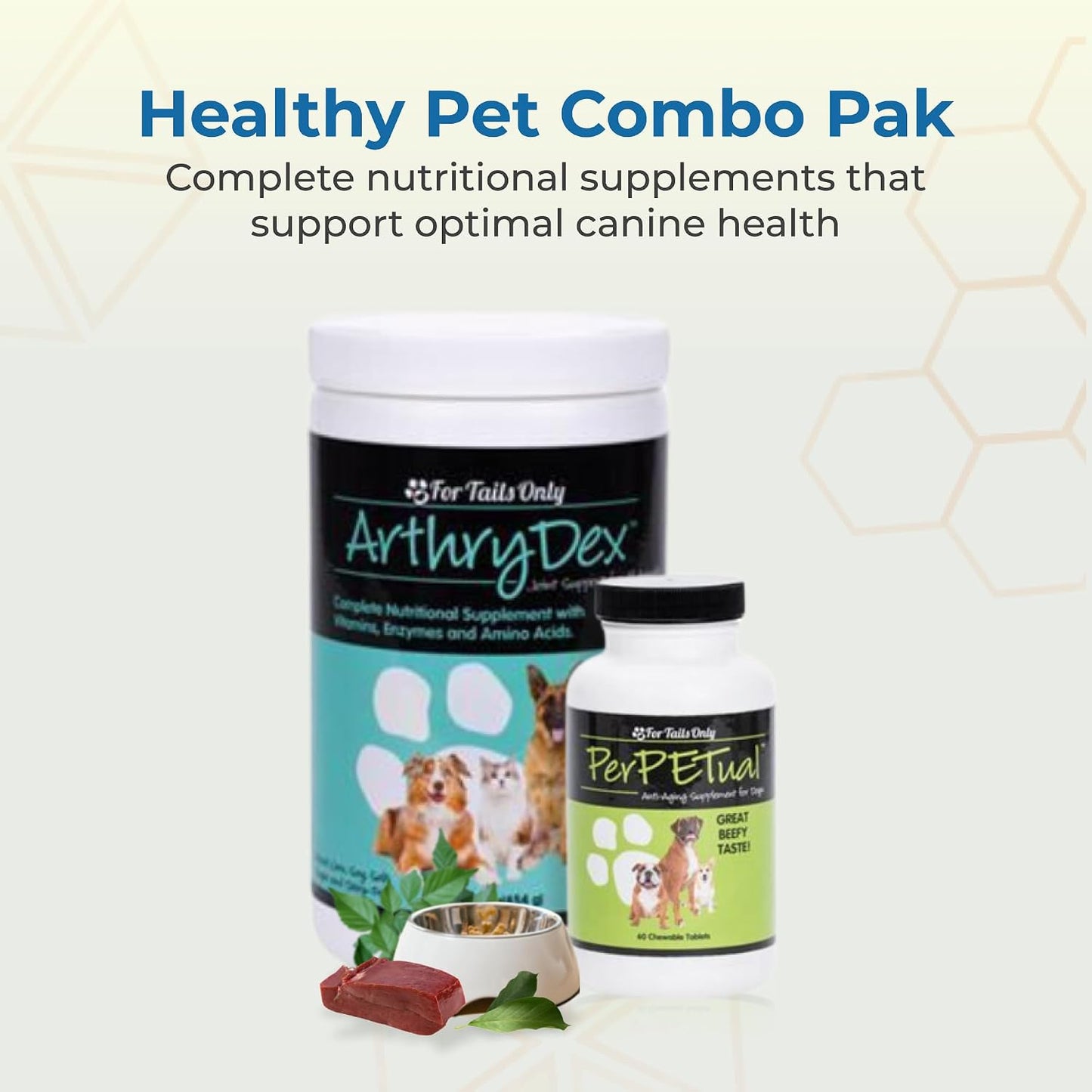 Youngevity Healthy Pet Combo Pak - Arthrdex (1 lb) & PerPetual (60 Chewables) - görsel 2
