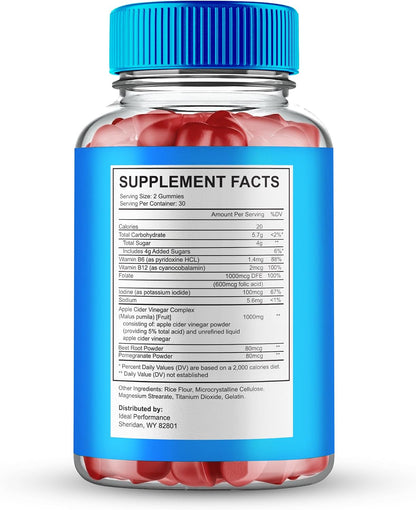 Duremax Gummies – Maximum Strength Men's Performance Supplement, All Natural Energy & Stamina Support, 60 Gummies