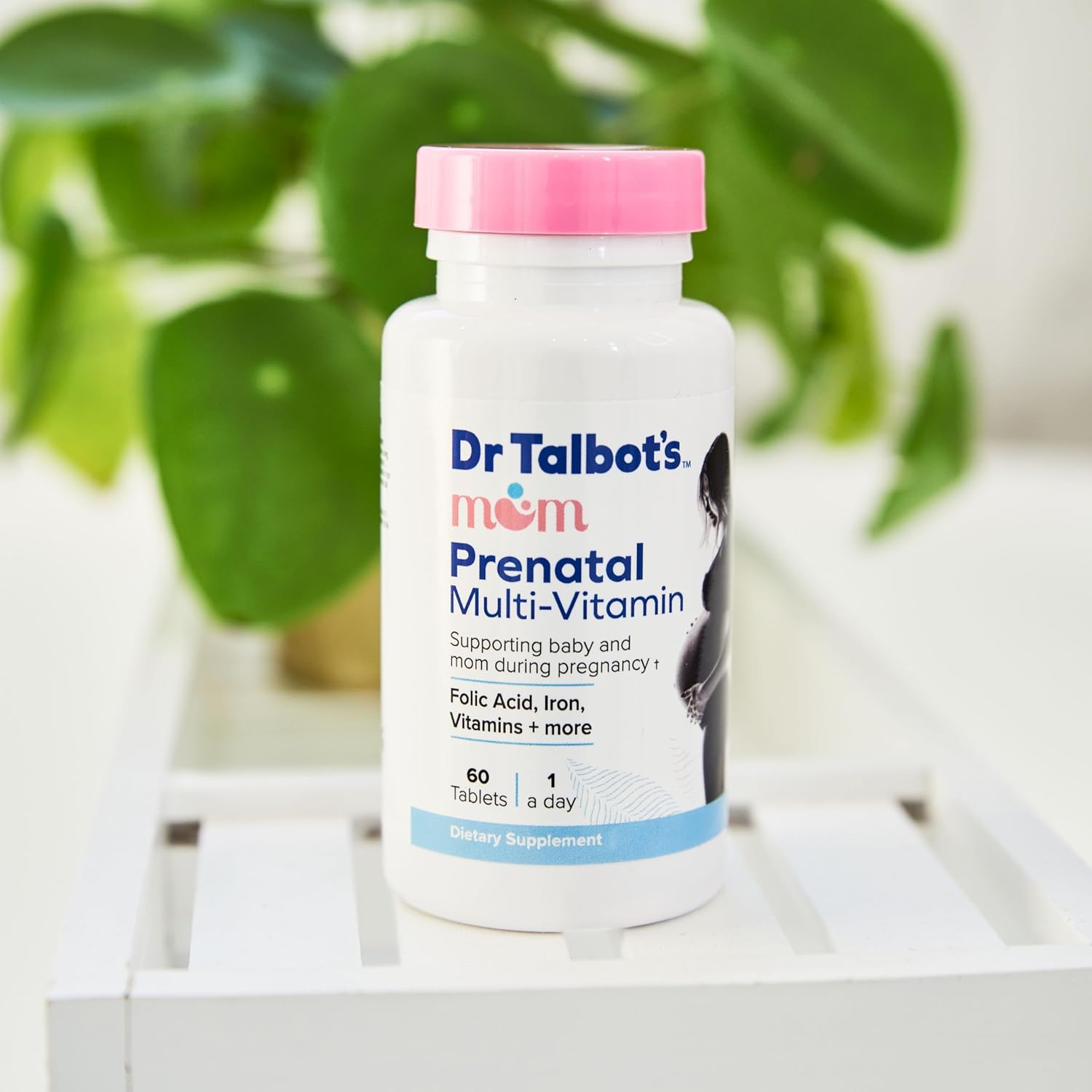 Dr. Talbot's Mom Prenatal Multivitamin Daily Supplement – with Folic Acid, Iron & Essential Vitamins, 60 Capsules - görsel 4