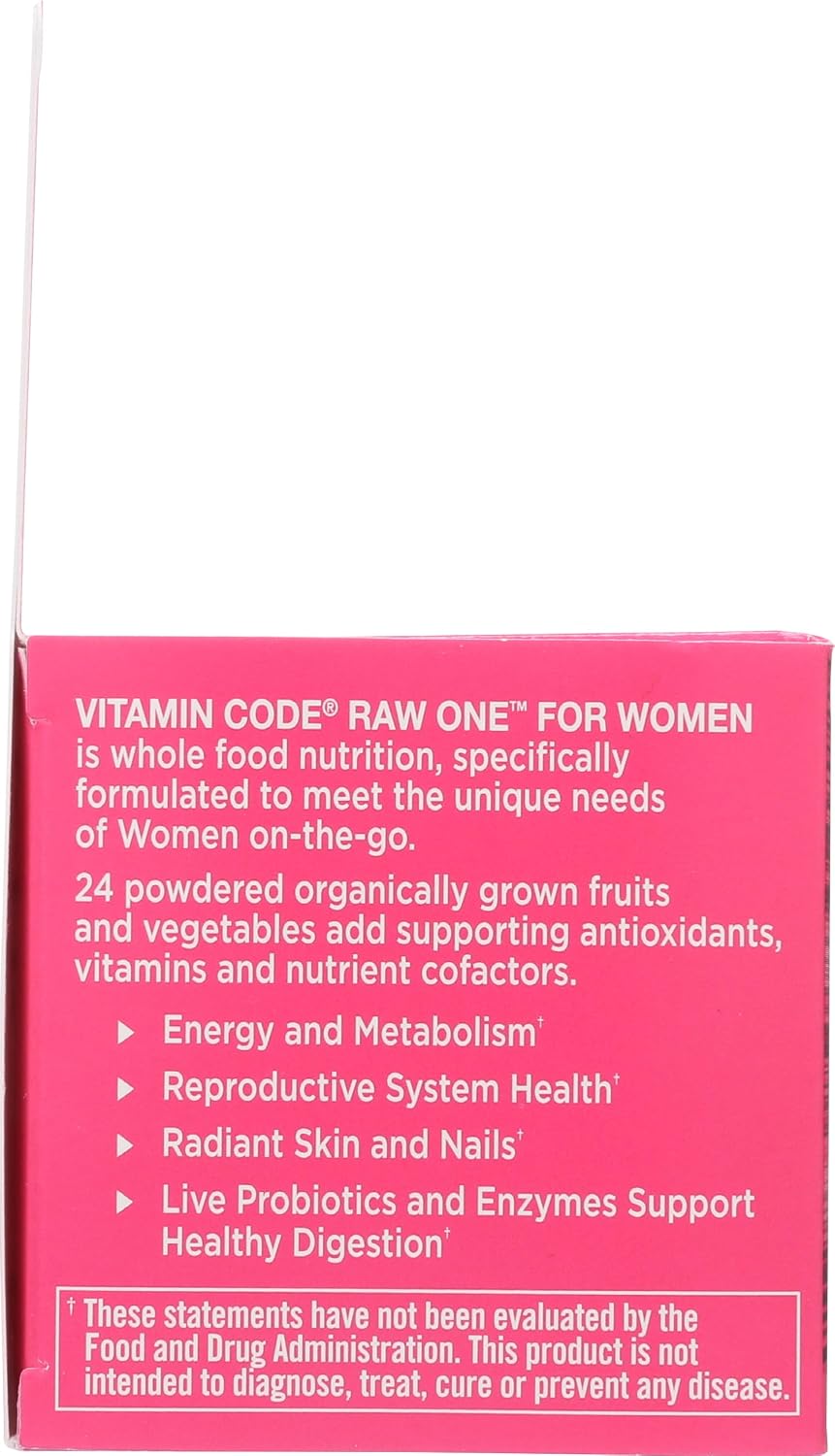 Garden of Life Raw Vitamin Code One for Women Multivitamin – 75 Capsules - görsel 6