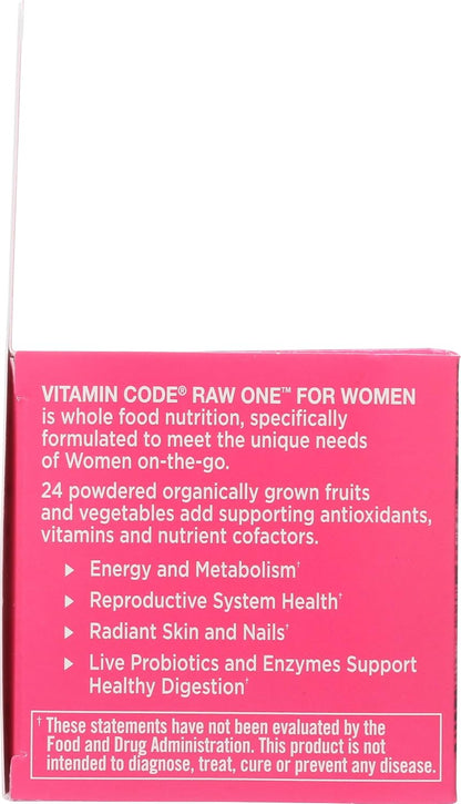 Garden of Life Raw Vitamin Code One for Women Multivitamin – 75 Capsules