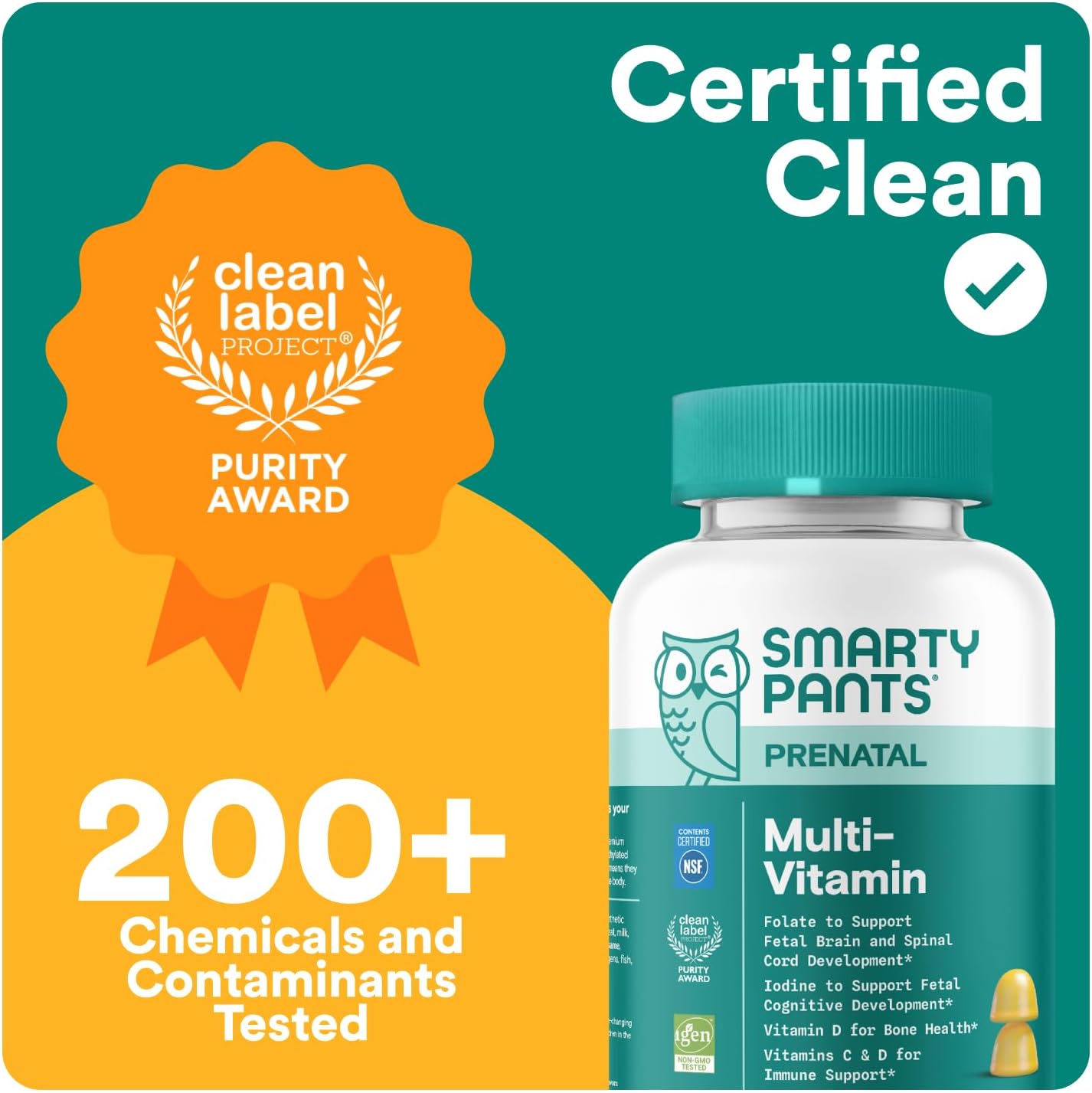 SmartyPants Prenatal Vitamin Gummies – 60 Gummies (30-Day Supply) - görsel 9