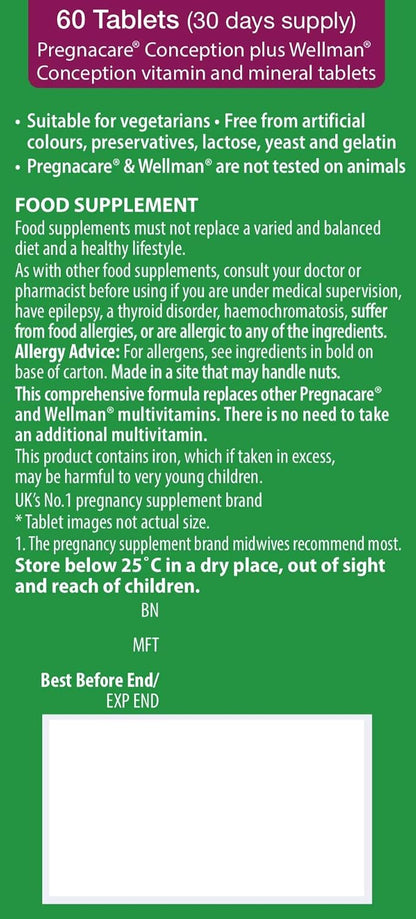 Vitabiotics Pregnacare His & Her Conception - 2x30 Tablets