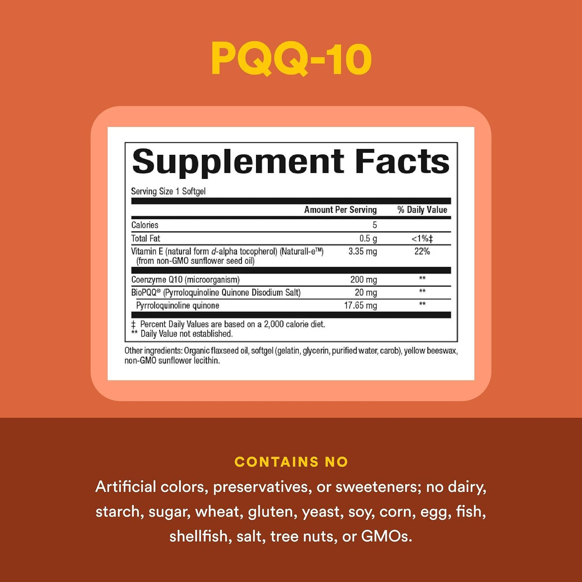 Natural Factors, PQQ-10, Supports Energy and Healthy Ageing, Food Supplement, 60 softgels (60 servings) - görsel 4