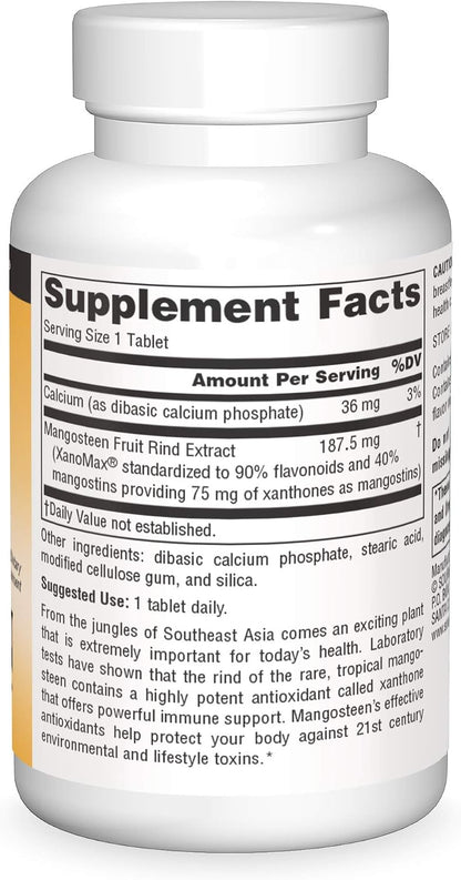 Source Naturals Mangosteen, 75 mg Xanthones - 120 Tablets