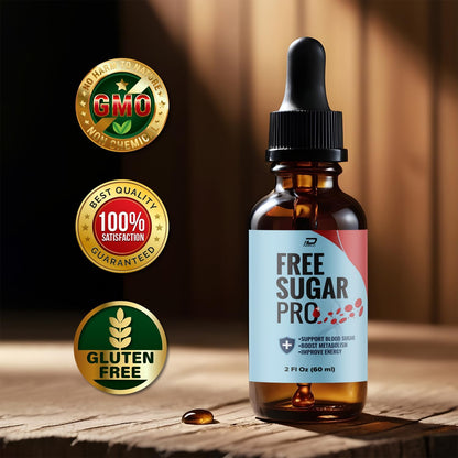 Free Sugar Pro Drops - Natural Liquid Dietary Supplement (180 ml)