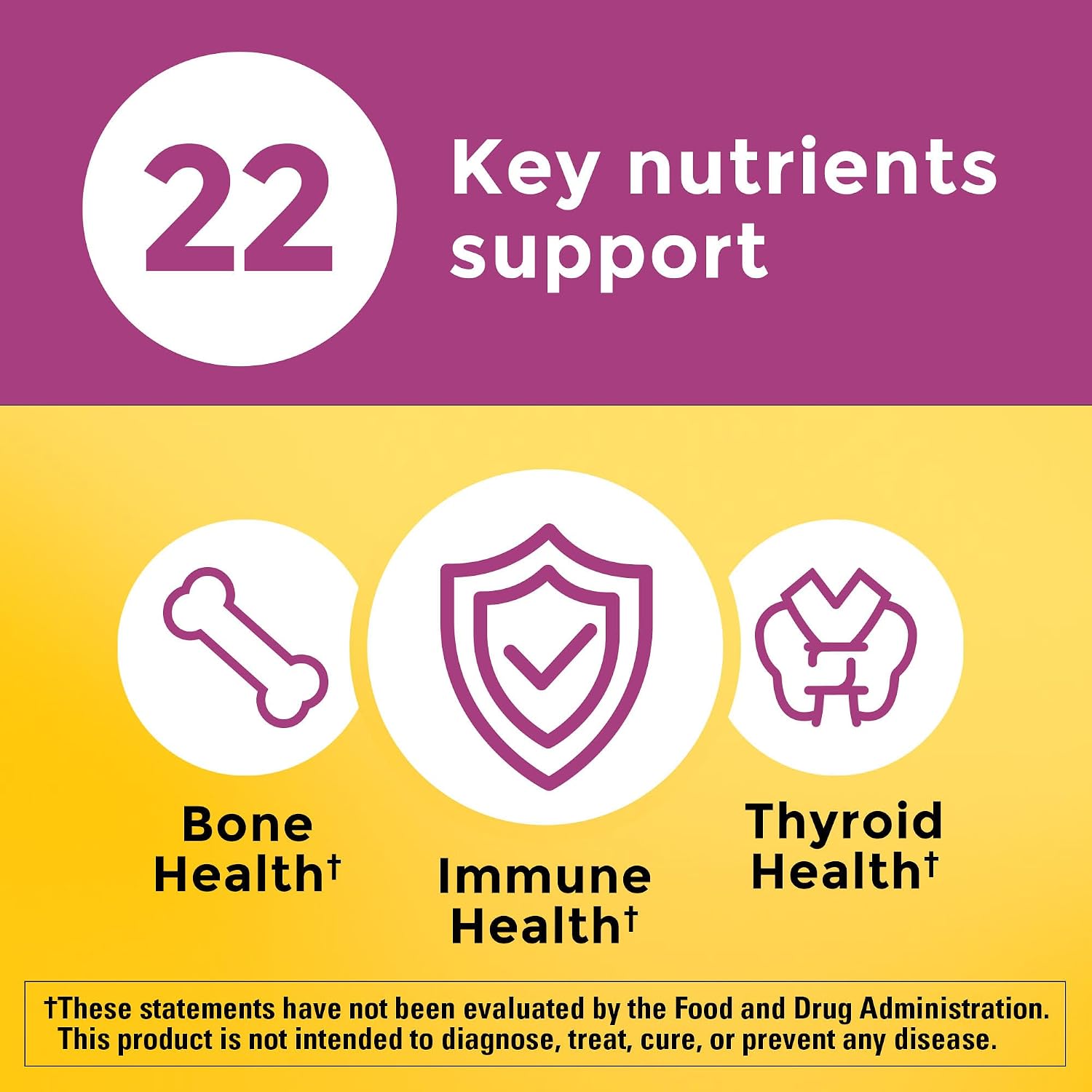Nature Made Multivitamin for Women Over 50, No Iron, 90 Tablets - görsel 3