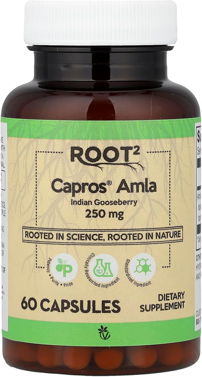 Vitacost Root2, Capros® Amla, 250 mg, 60 Capsules