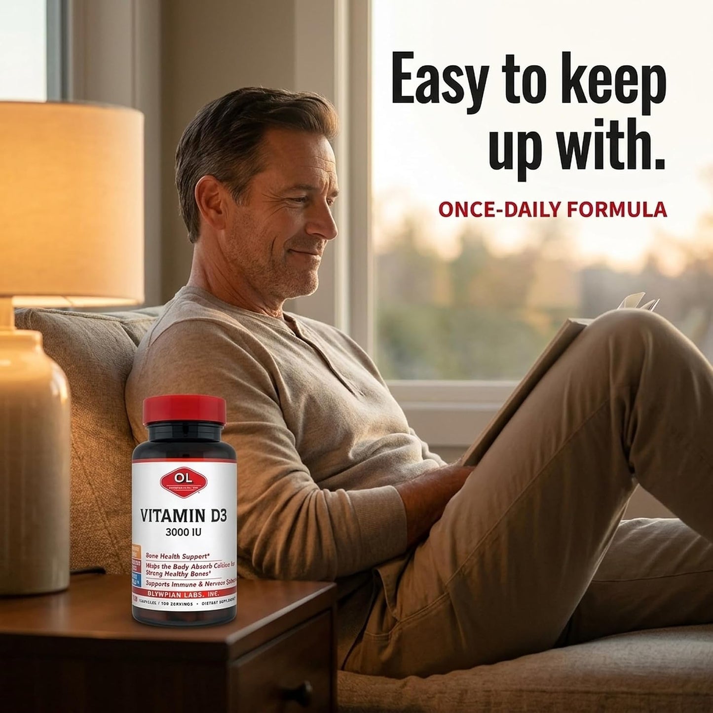 Olympian Labs Vitamin D3 3000 IU 100 Capsules - görsel 5