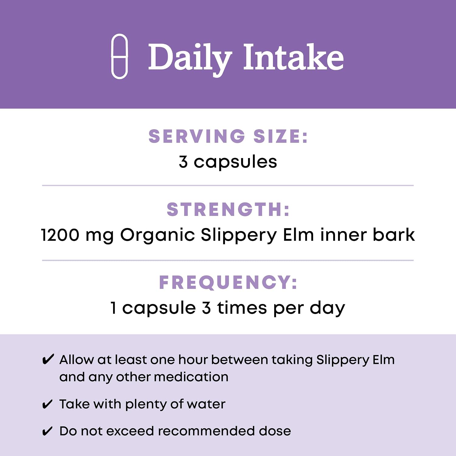 Oregon's Wild Harvest Slippery Elm Organic Capsules – 90 Count - görsel 6