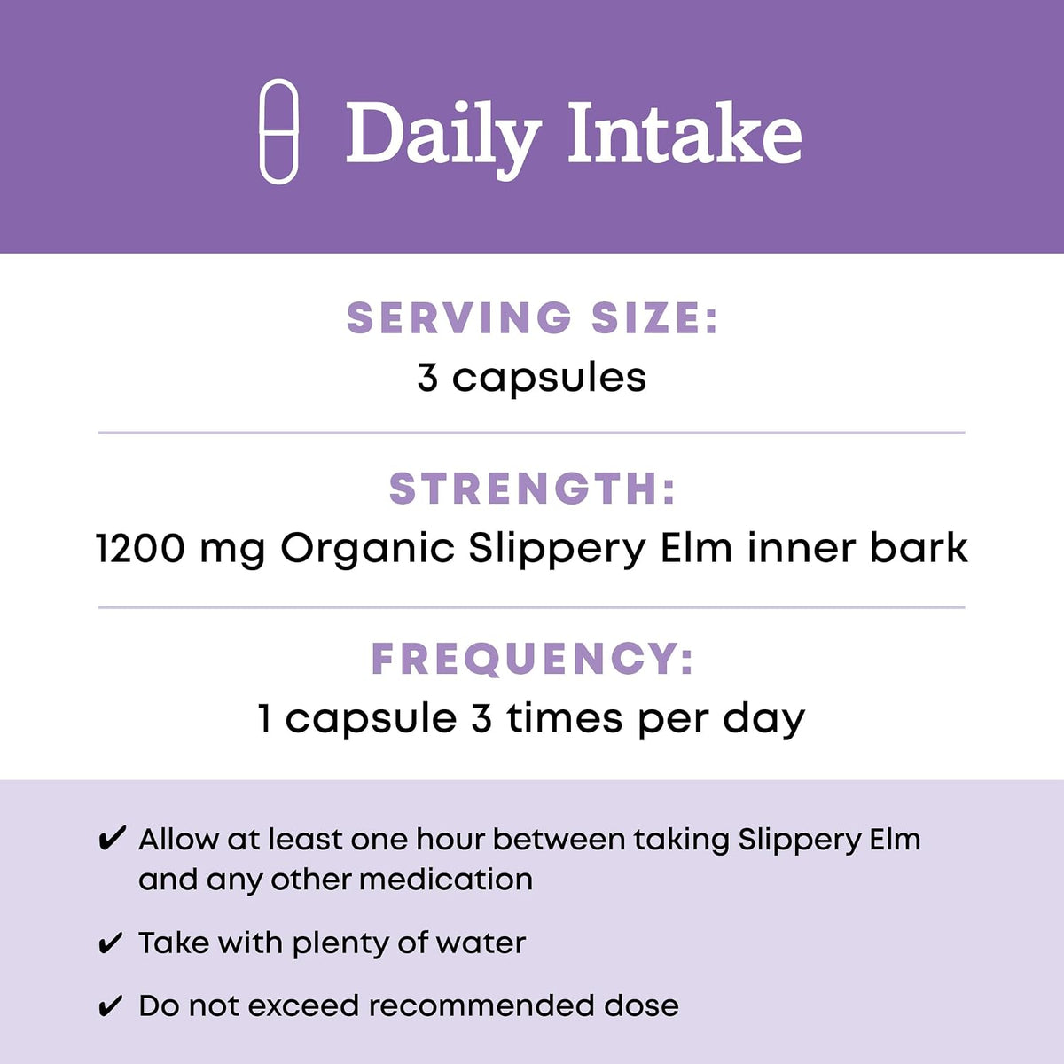 Oregon's Wild Harvest Slippery Elm Herbal Supplement Organic Vegan Capsules - 180 Count - görsel 5