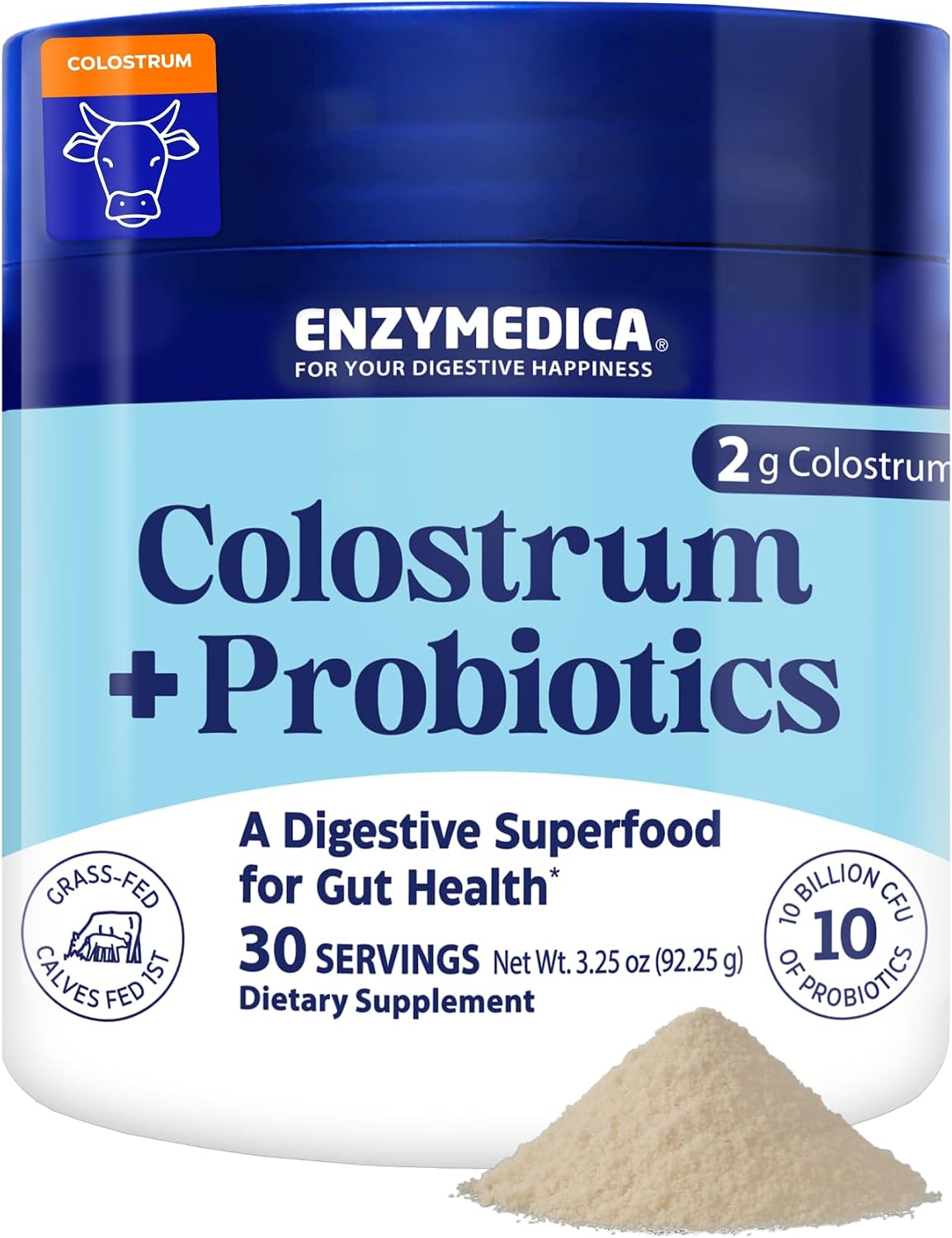 Enzymedica Colostrum Plus Probiotic, 3.25 oz - görsel 1