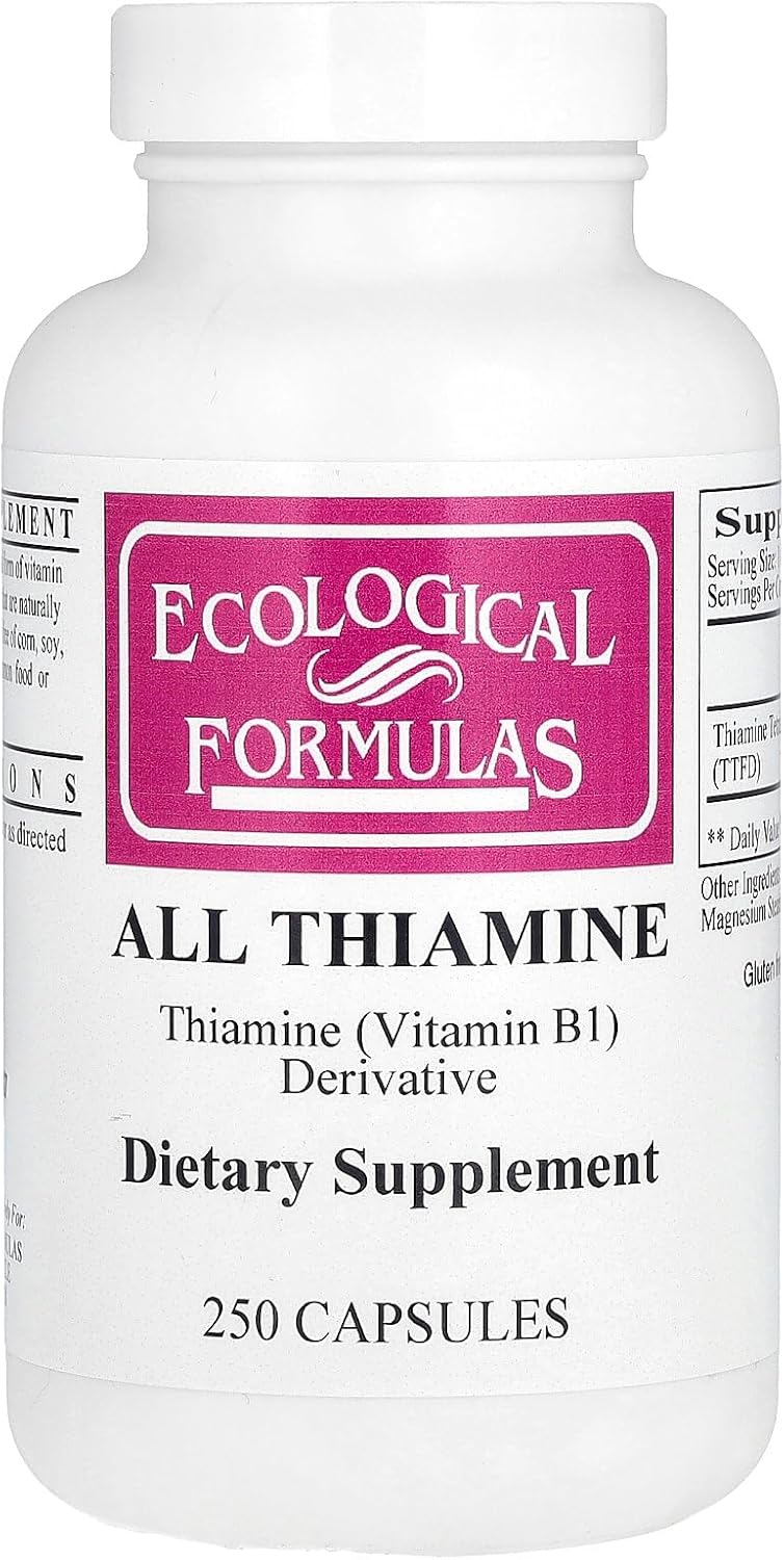Ecological Formulae All Thiamine, 250 Capsules - görsel 1