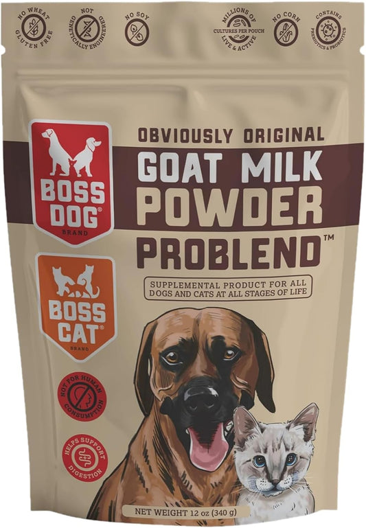 Boss Dog Goat Milk Powder Problend, 12 oz (340 g) Bag
