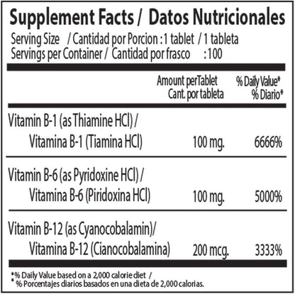 Neurobion Energy + High Potency Food Supplement with B1, B6, B12, Zinc & Amino Acids
