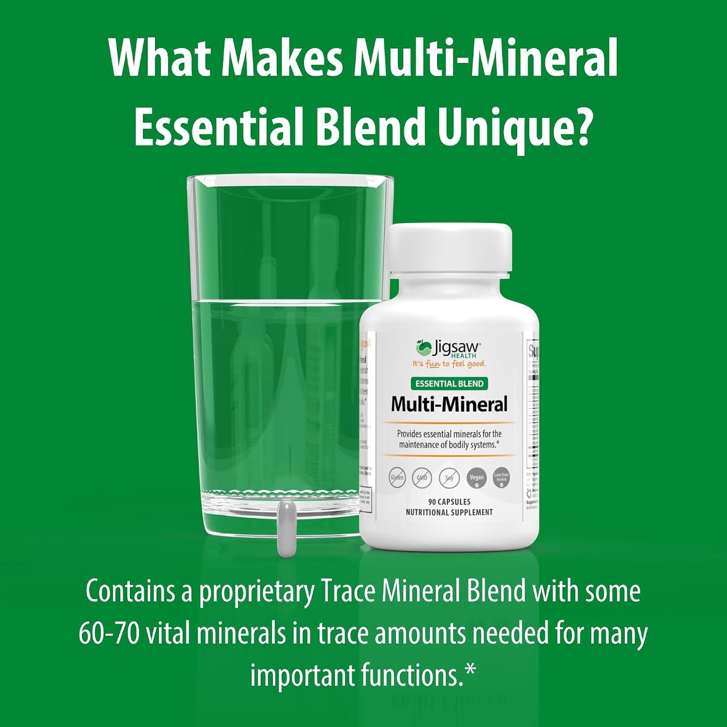 Jigsaw Health Multi-Mineral Essential Blend - 90 Capsules - görsel 4