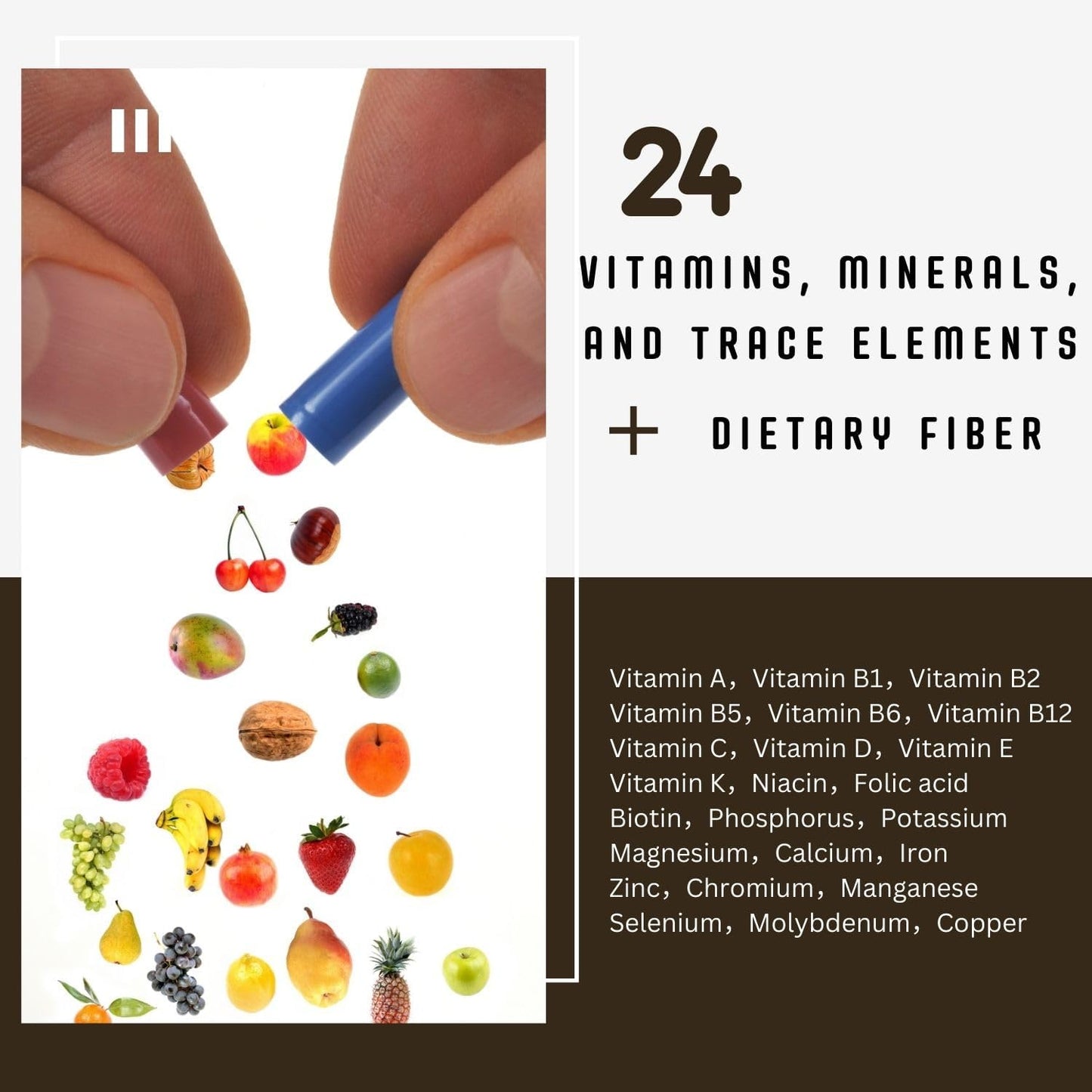 Balance of Nature Fruit and Vegetable Supplements (36 Fresh Vegetables and Fruits) - 60-Day Supply - görsel 4
