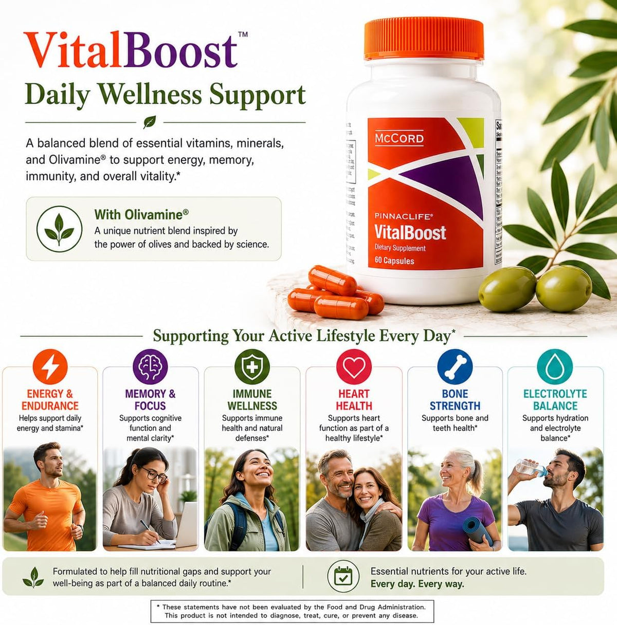 McCord VitalBoost Energy, Memory & Immunity Supplement - görsel 7