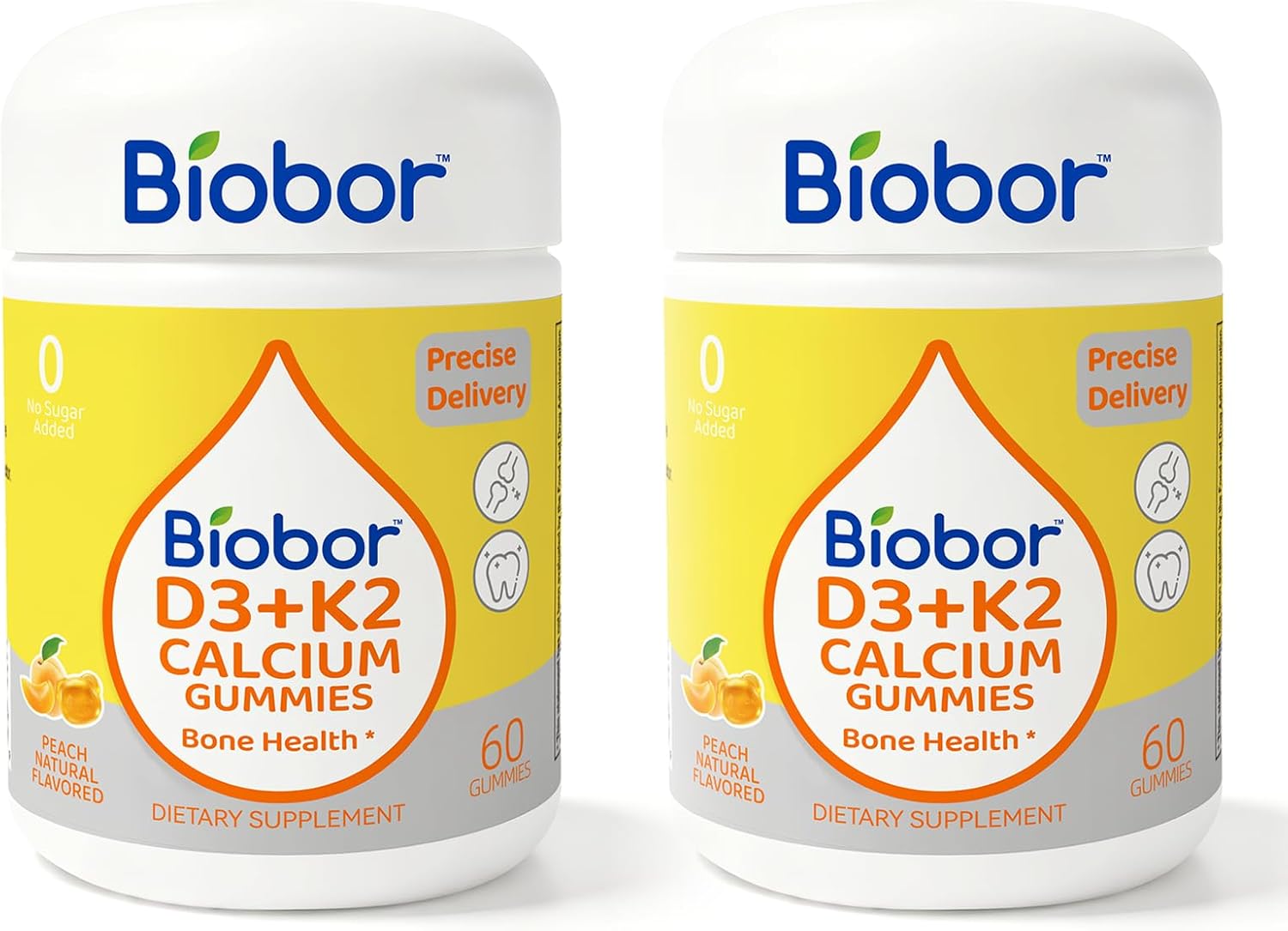 Biobor Natural Vitamin D3 K2 Gummies - 5000 IU D3 + 100 mcg MK-7 (90 Count) - görsel 9
