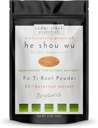 Fo-ti Root Extract Organic He Shou Wu 20:1 Cured Powder Concentrate