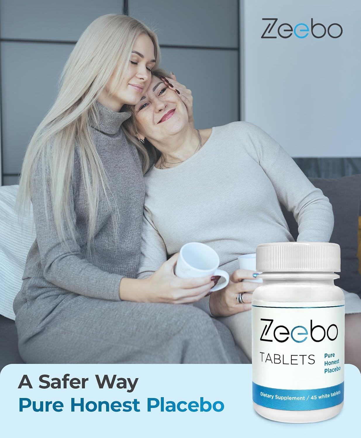 Zeebo Placebo Tablets - Inert Tablets (45 Count) - görsel 5