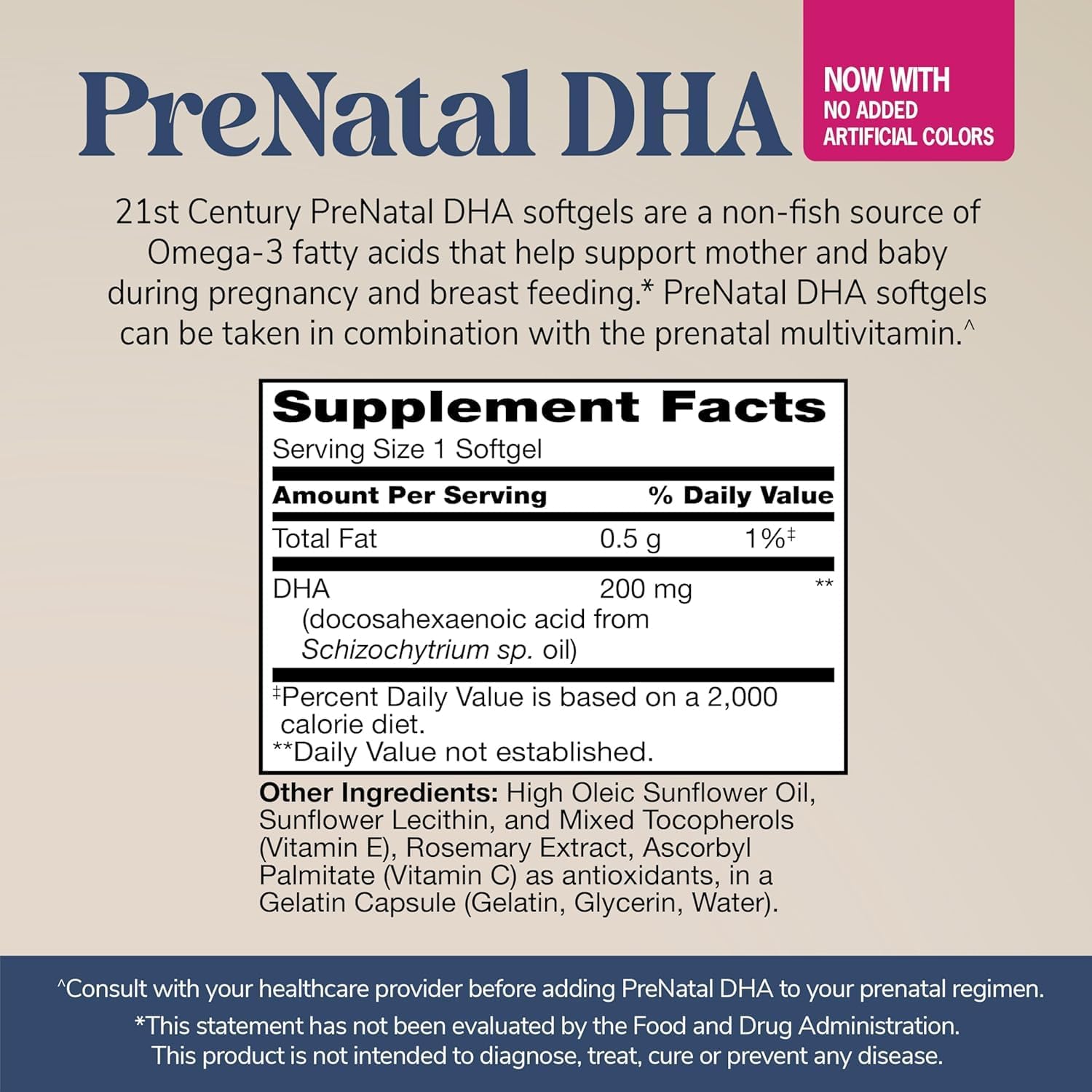 21st Century PreNatal DHA Softgels - 30 softgels, Pack of 3 - görsel 6