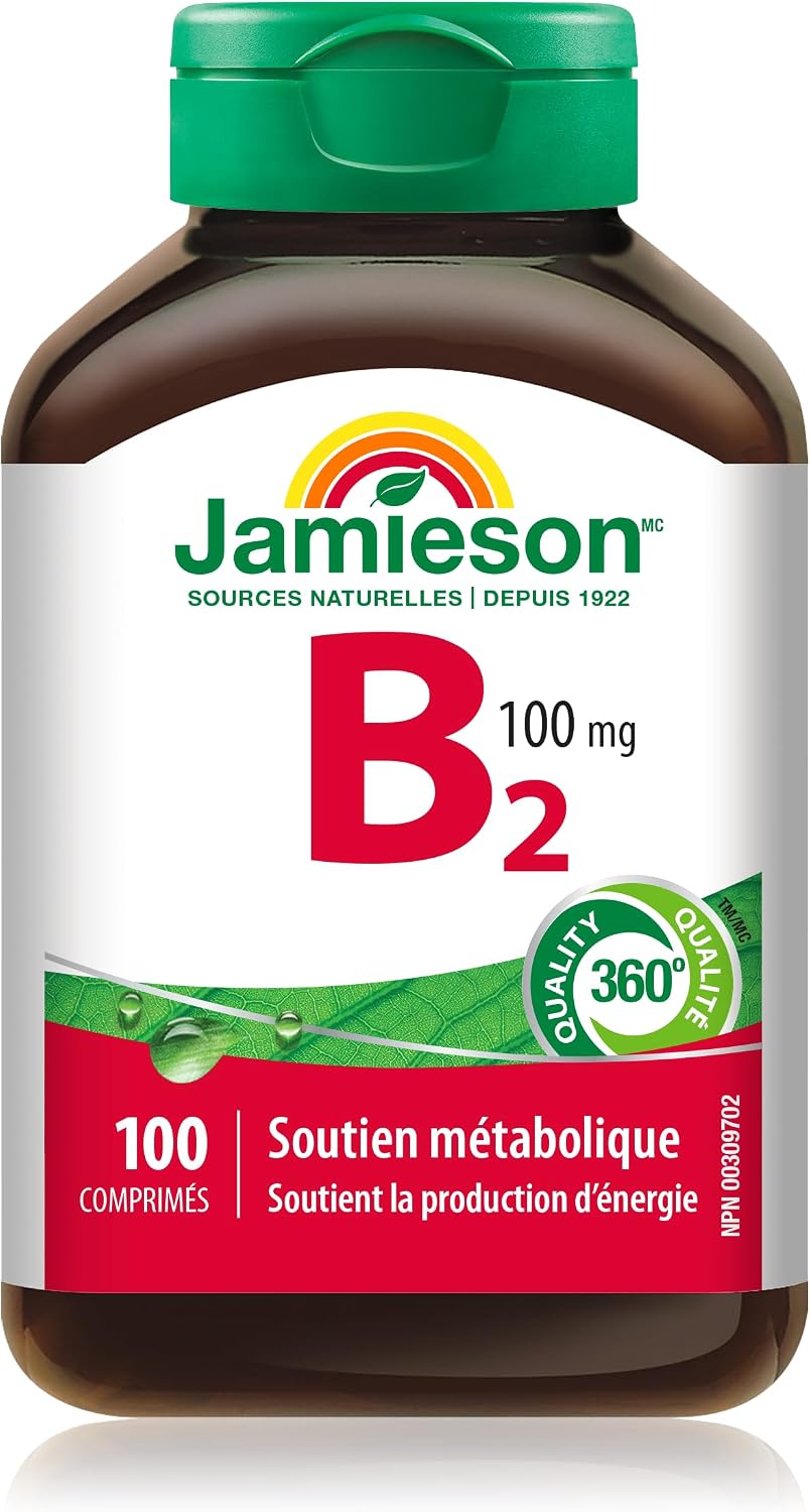 Jamieson Vitamin B2 (Riboflavin) 100 mg, 100 Tablets - görsel 2