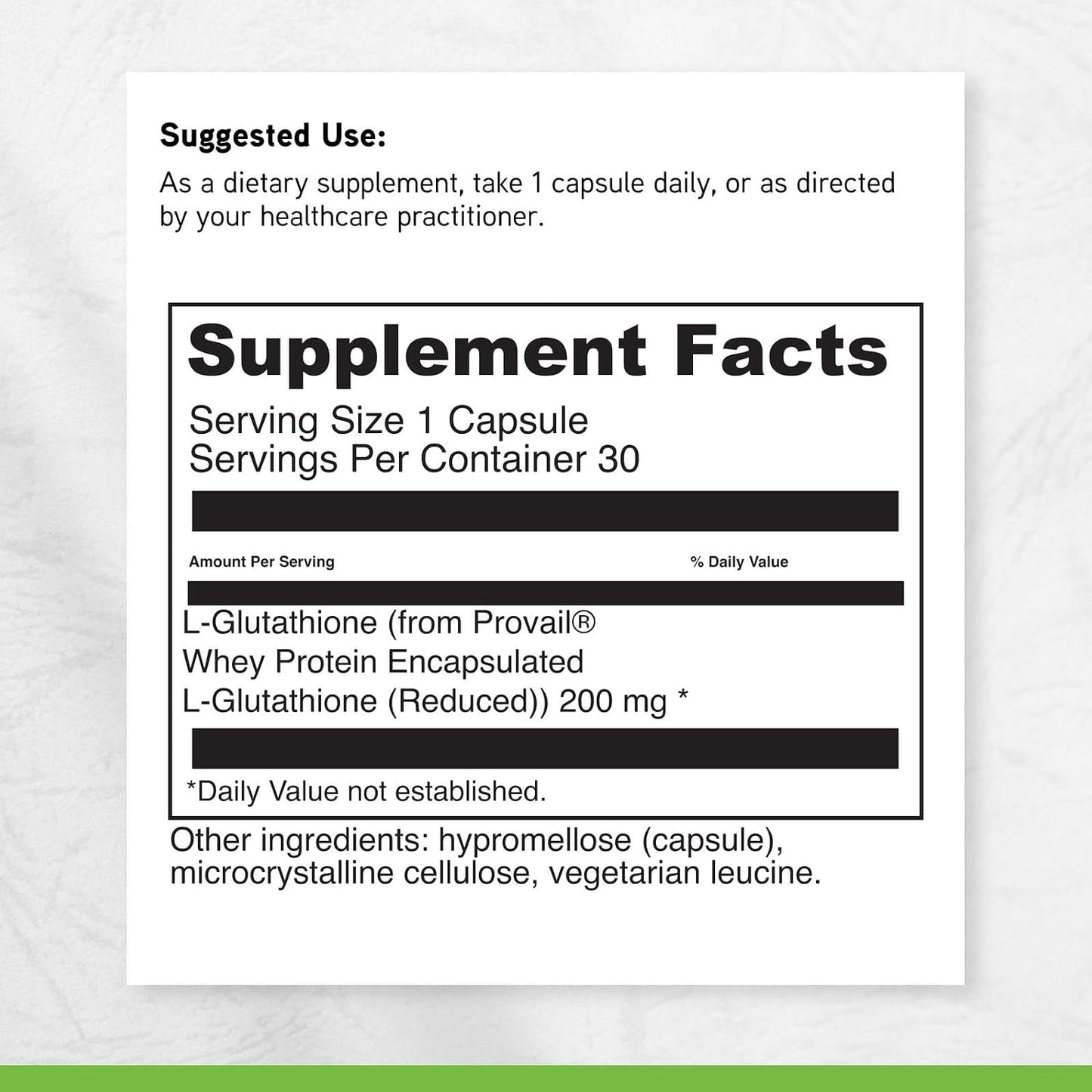 DAVINCI Labs – Glutathione Bright – 60 Capsules - görsel 6