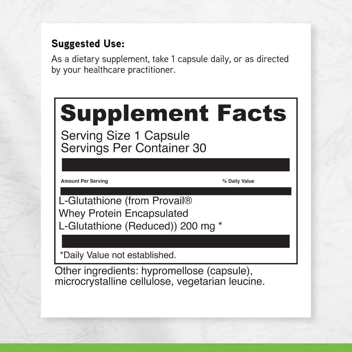 DAVINCI Labs – Glutathione Bright – 60 Capsules - görsel 6