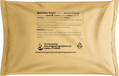 Pure Original Ingredients Methylcellulose (70g) - Always Pure, Thickener & Emulsifier, Food Grade