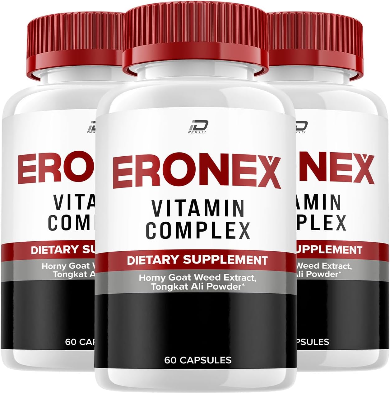 Eronex for Men Capsules – All Natural Support Formula (3 Pack, 180 Capsules) - görsel 1