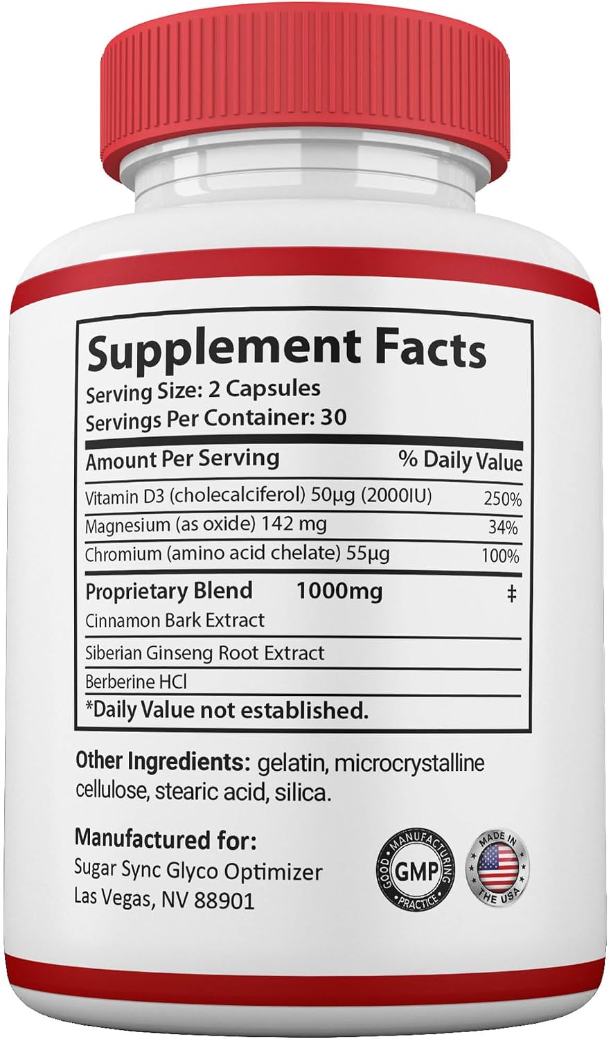 SugarSync Glyco Optimizer Capsules - Blood Health Supplement, Twin Pack - görsel 5