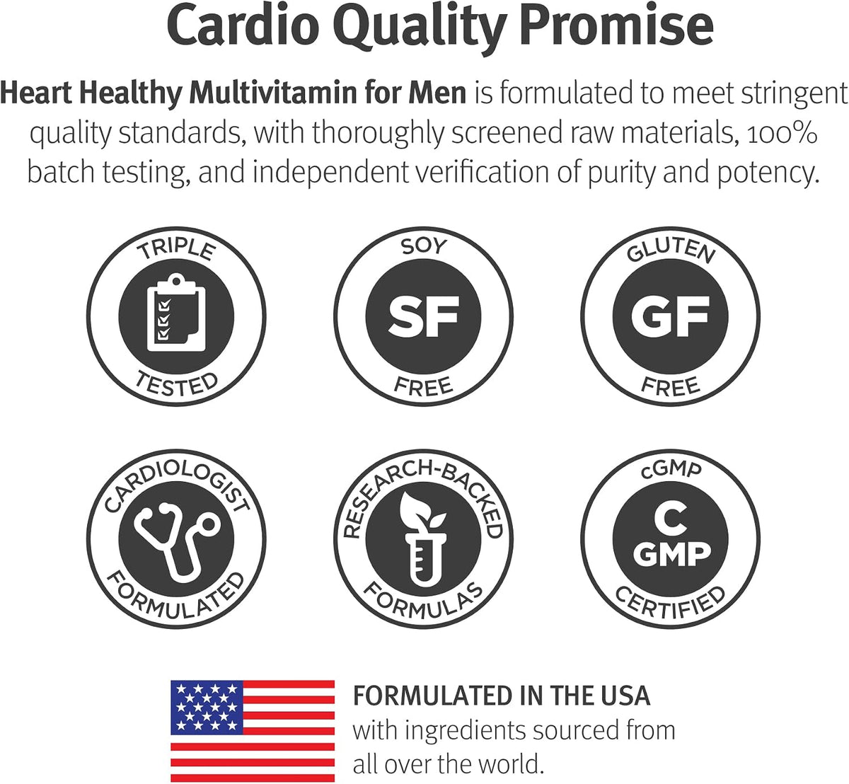 Dr. Sinatra Heart Healthy Multivitamin for Men, 90 Tablets (30-Day Supply) - görsel 3