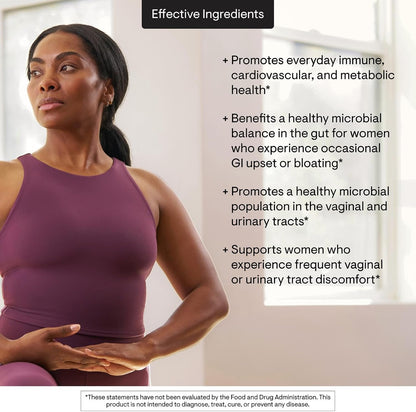THORNE - Women's Daily Probiotic* - Shelf Stable Probiotic Supplement - Promotes Everyday Immune, Cardiovascular & Metabolic Health* - 30 Servings