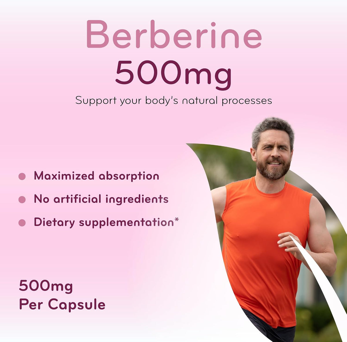 Clear Formulae Berberine Supplement 500mg | Vegan, Non-GMO & Gluten-free (6-Month Supply) - görsel 3