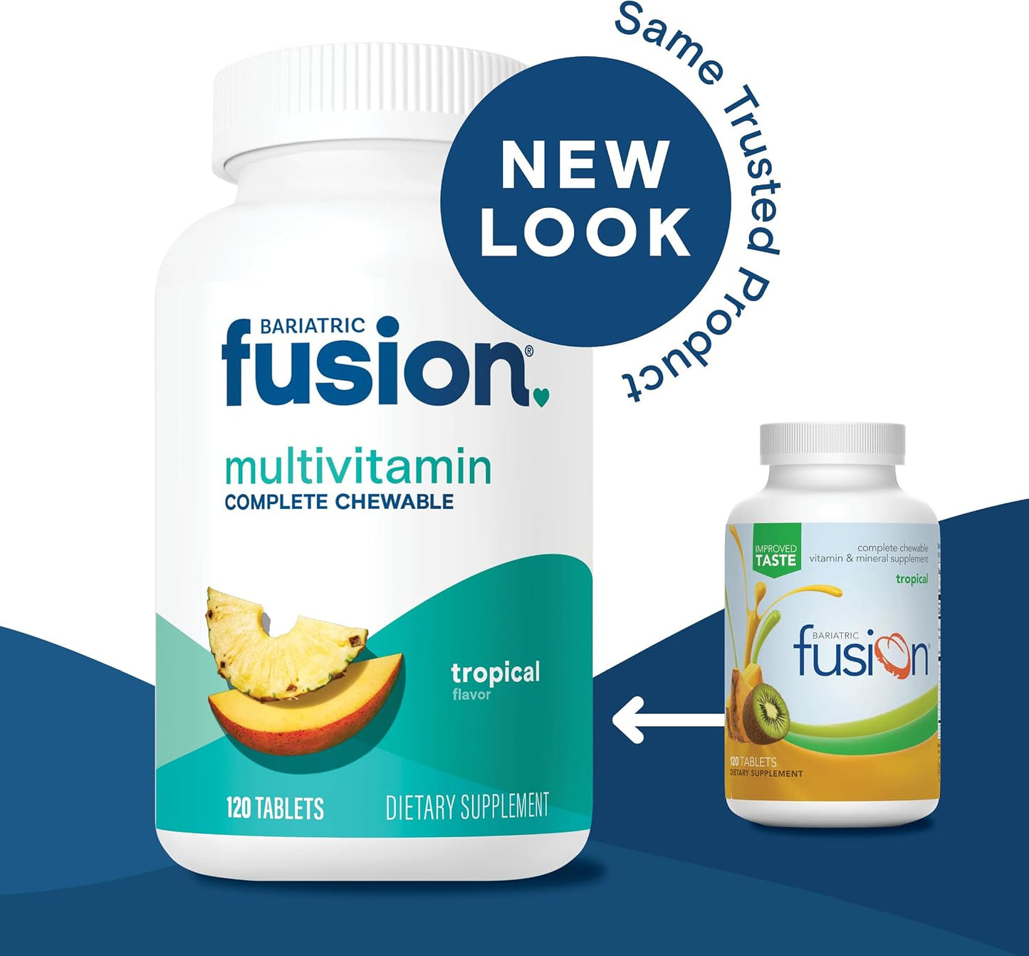 Bariatric Fusion Complete Chewable Multivitamin with Iron - Tropical Flavour - görsel 9