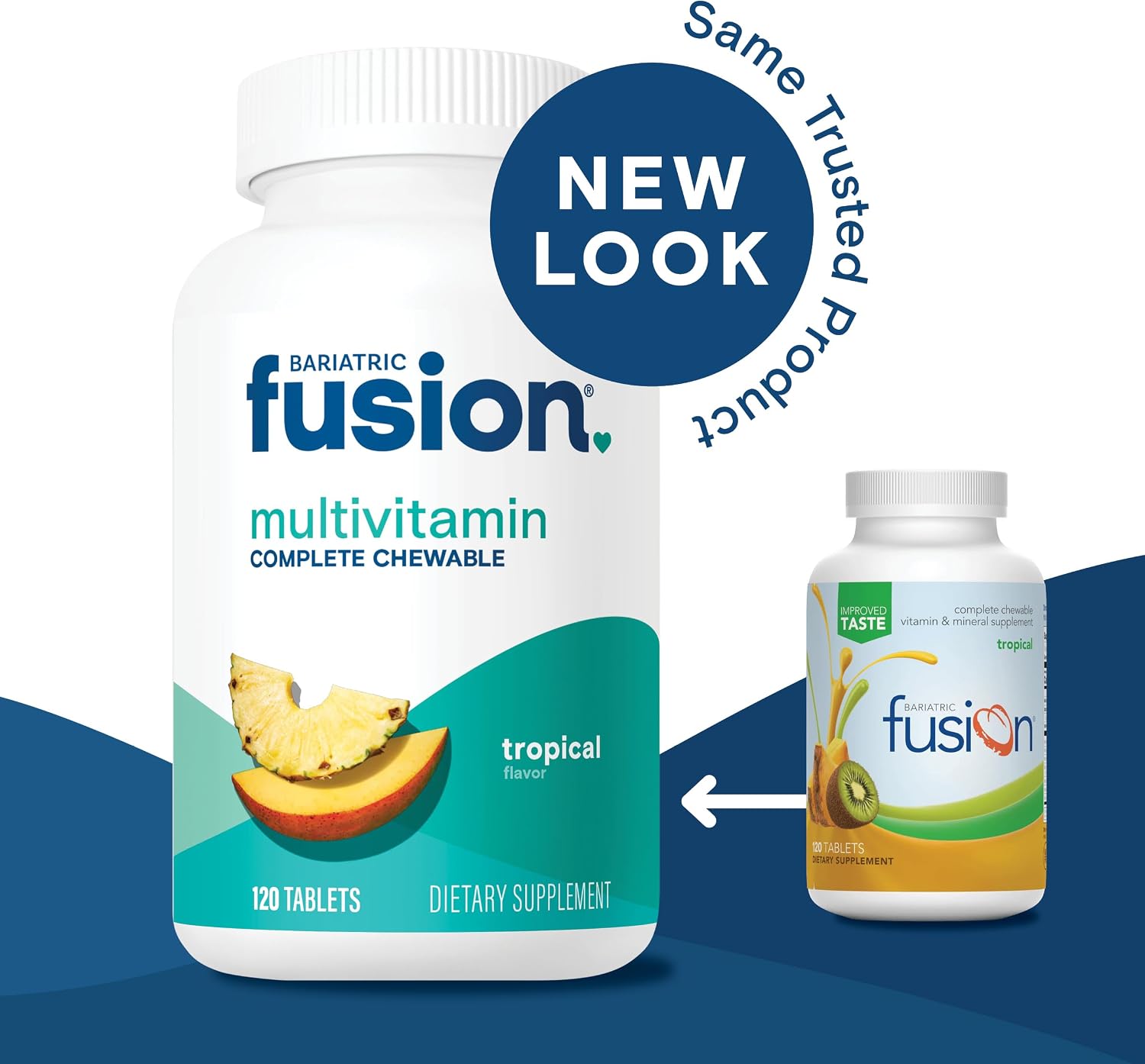 Bariatric Fusion Complete Chewable Multivitamin with Iron - Tropical Flavour - görsel 9