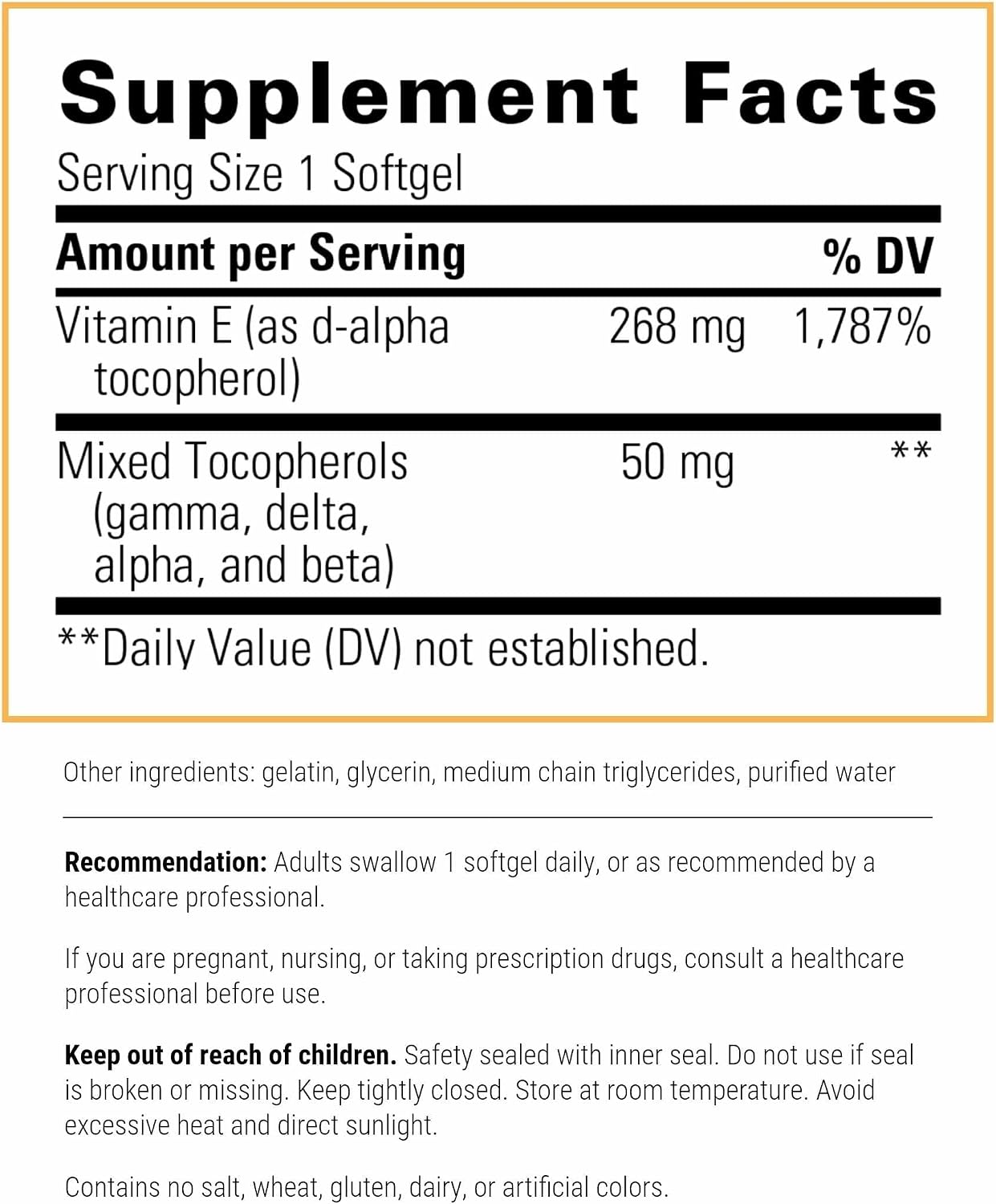 Integrative Therapeutics Vitamin E - Antioxidant Supplement for Cardiovascular Health Support - 60 Softgels - görsel 2