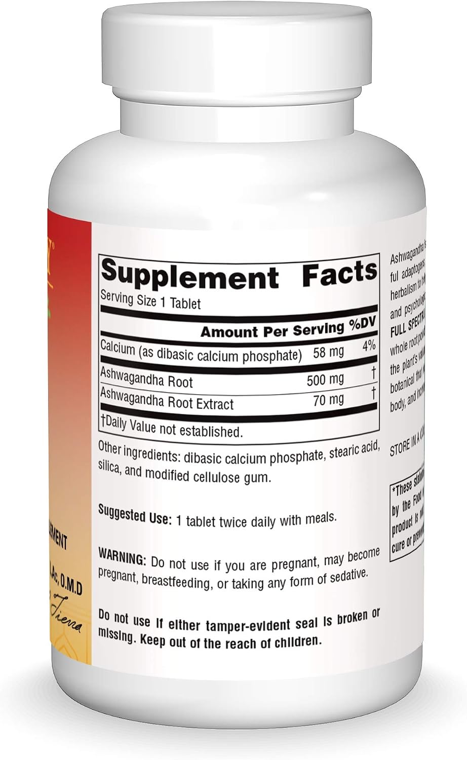 Planetary Herbals Ashwagandha Full Spectrum, 570mg, 120 Tablets - görsel 3