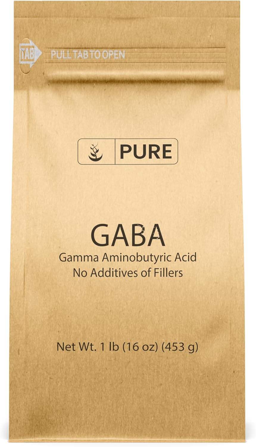 Pure Original Ingredients Gamma Aminobutyric Acid (GABA) Powder (454 g) - görsel 1