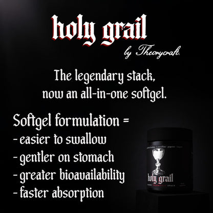 Holy Grail Semen Volume Support Stack – Soft gel capsules for Men