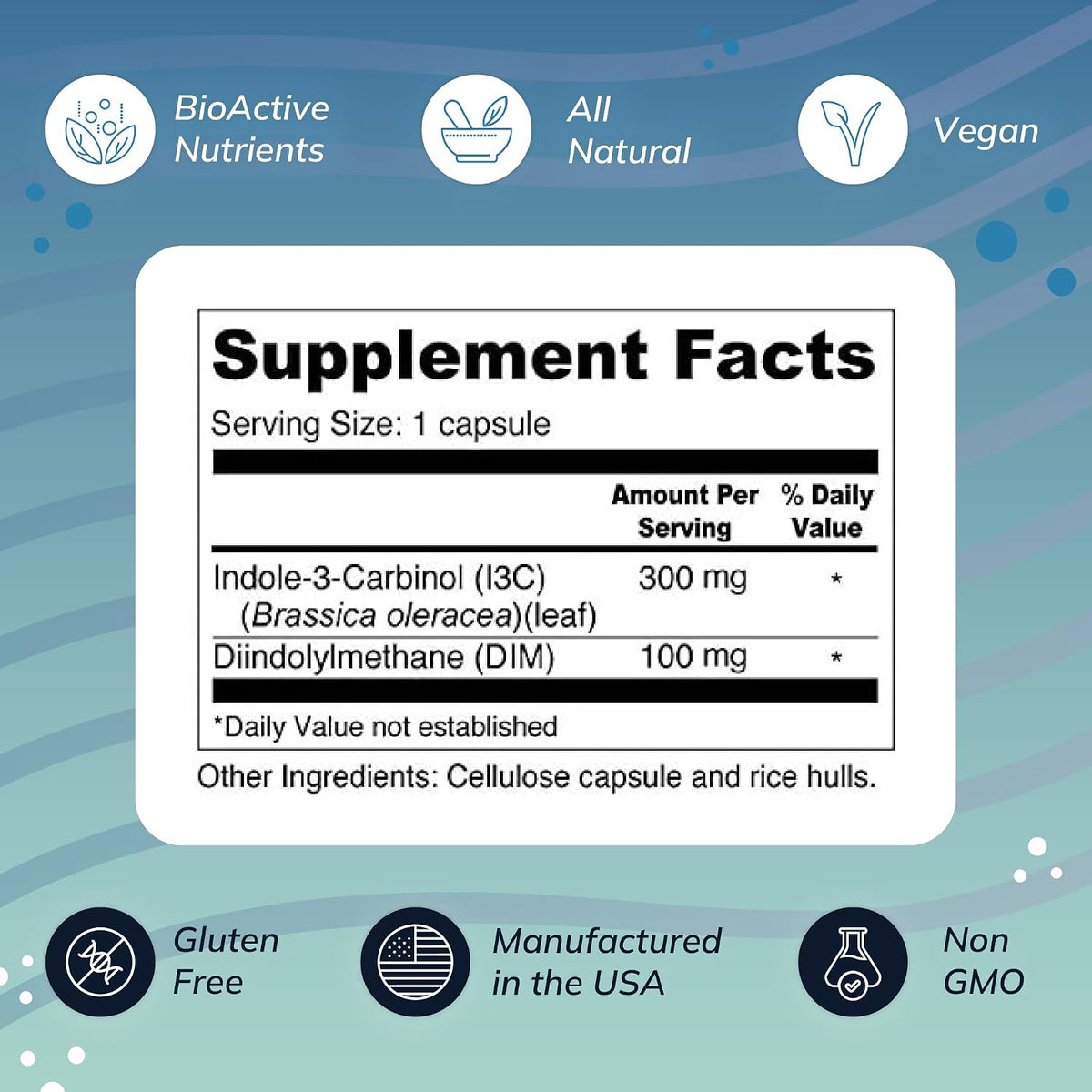 Wellness Resources I3C + DIM: Oestrogen Metabolism & Detoxification Support (60 Capsules) - görsel 3