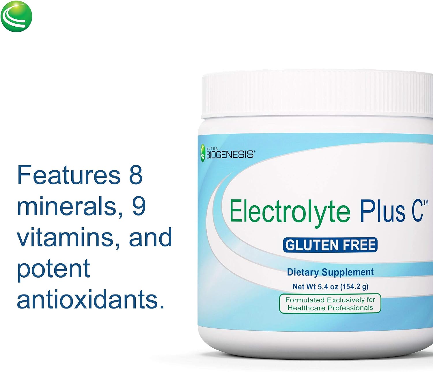 Nutra BioGenesis Electrolyte Plus C - Hydration Powder with Electrolytes, Vitamin C, B Vitamins & Antioxidants, 153 g - görsel 6