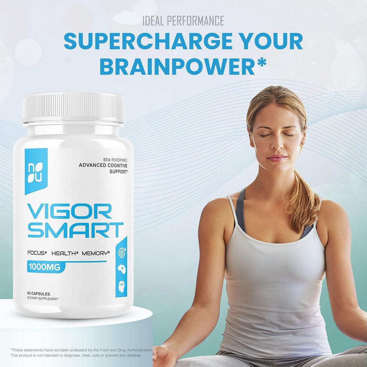 Vigour Smart Brain Booster Capsules – Advanced Cognitive Focus Support (5 Pack, 300 Capsules) - görsel 4