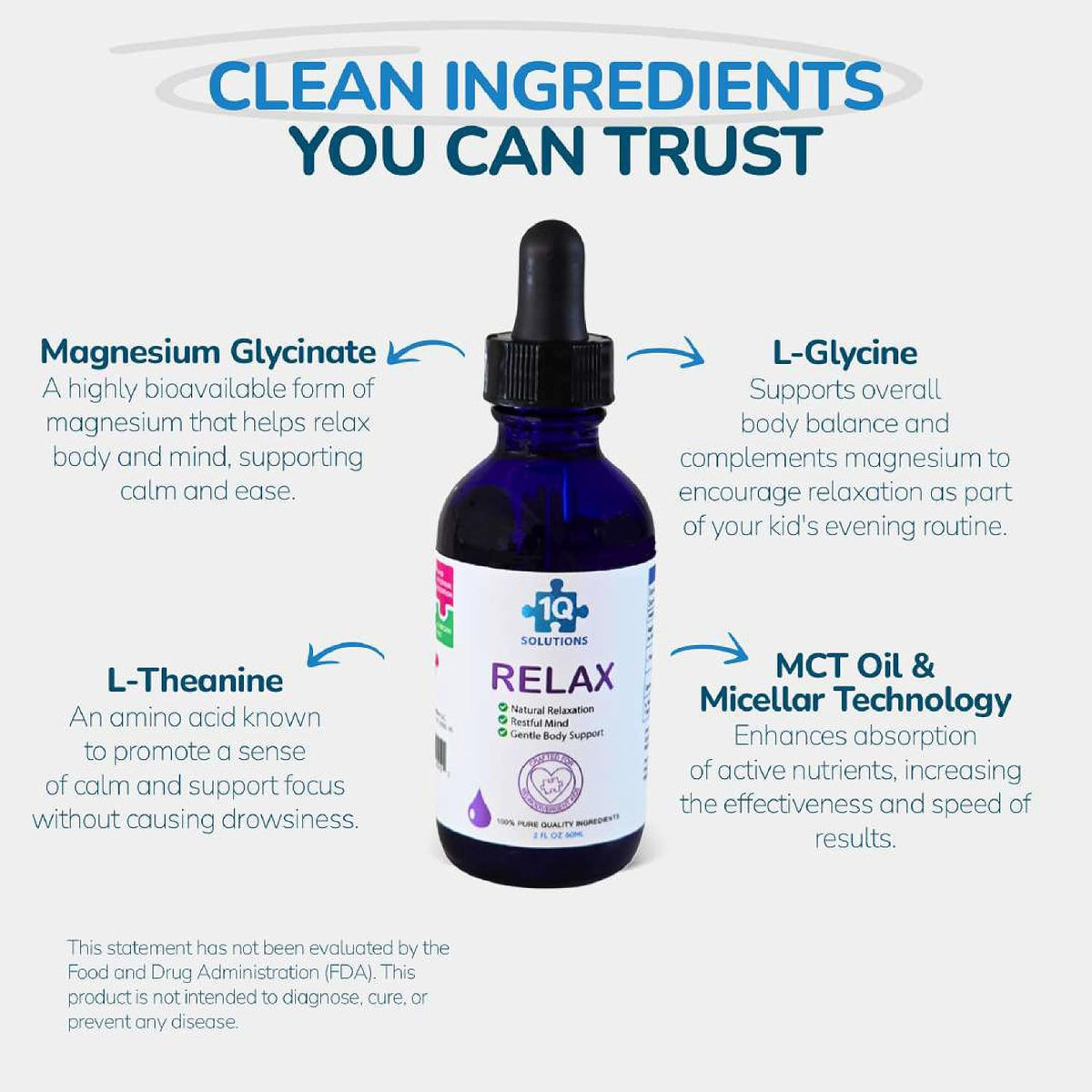 1Q Kids’ All-in-One Health Kit | Focus, Better Sleep & Mood, and Immune Support | 3 Liquid Supplements | 100% Natural, Sugar-Free, Vegan, Gluten-free, Non-GMO | Easy-to-Take | 3 x 60 ml Bottles - görsel 4