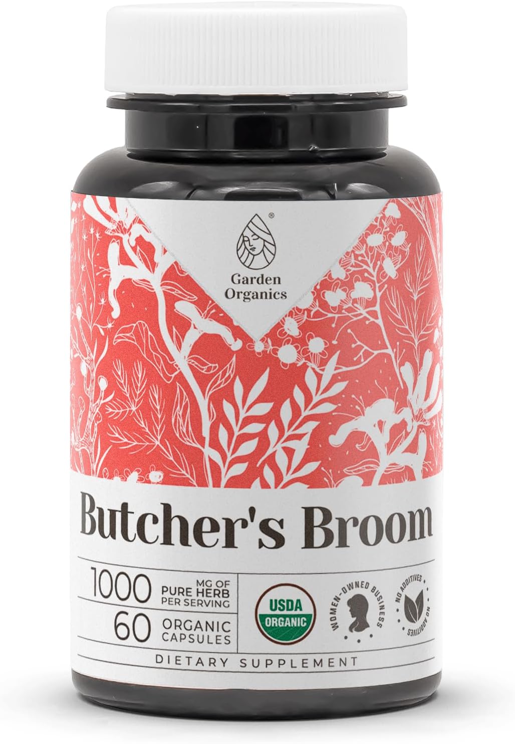 Garden Organics Butcher's Broom Organic 60 Capsules - görsel 1