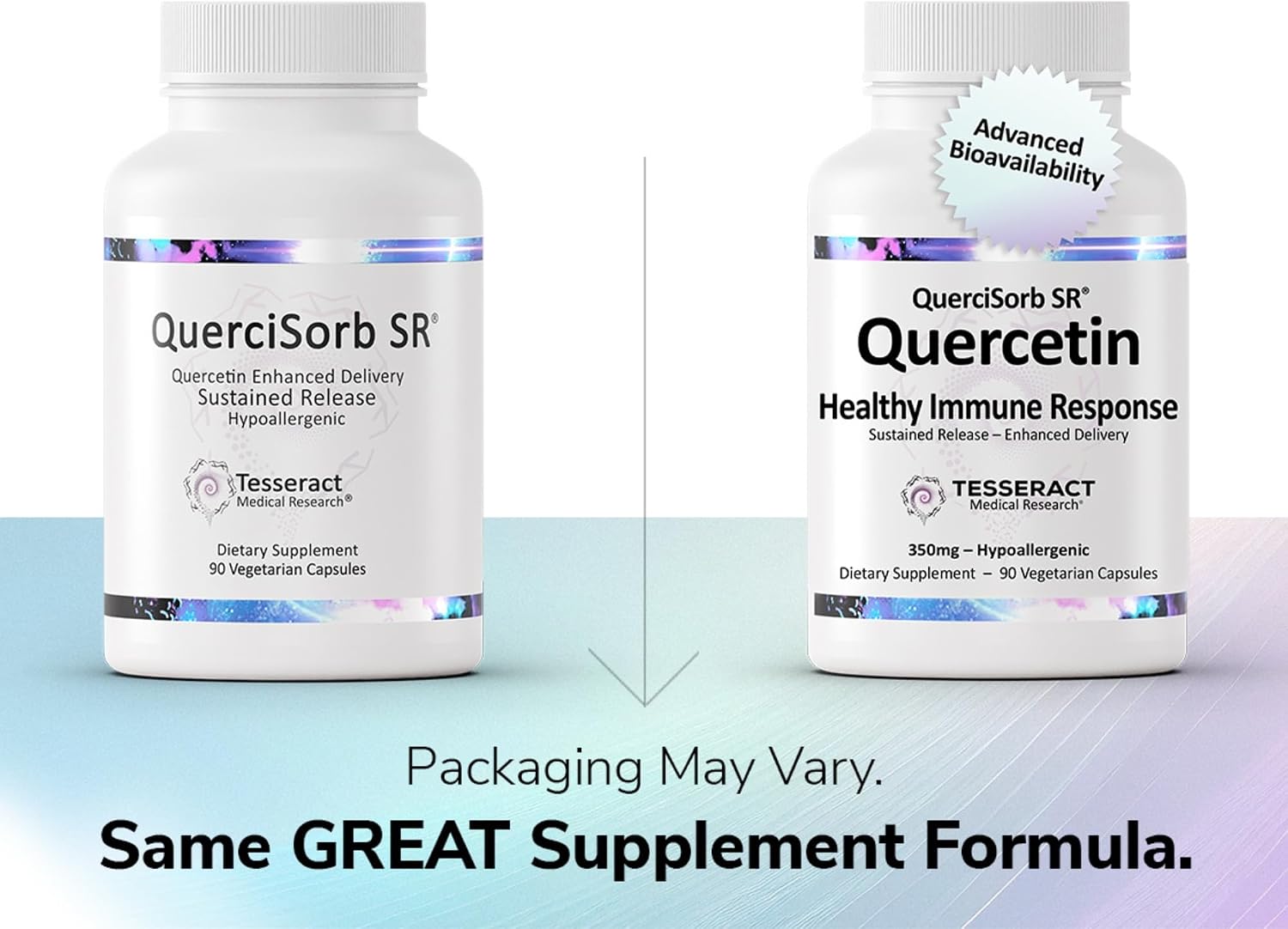 Tesseract Medical Research QuerciSorb SR – Sustained Release Quercetin Supplement, 400 mg, 90 Capsules - görsel 2