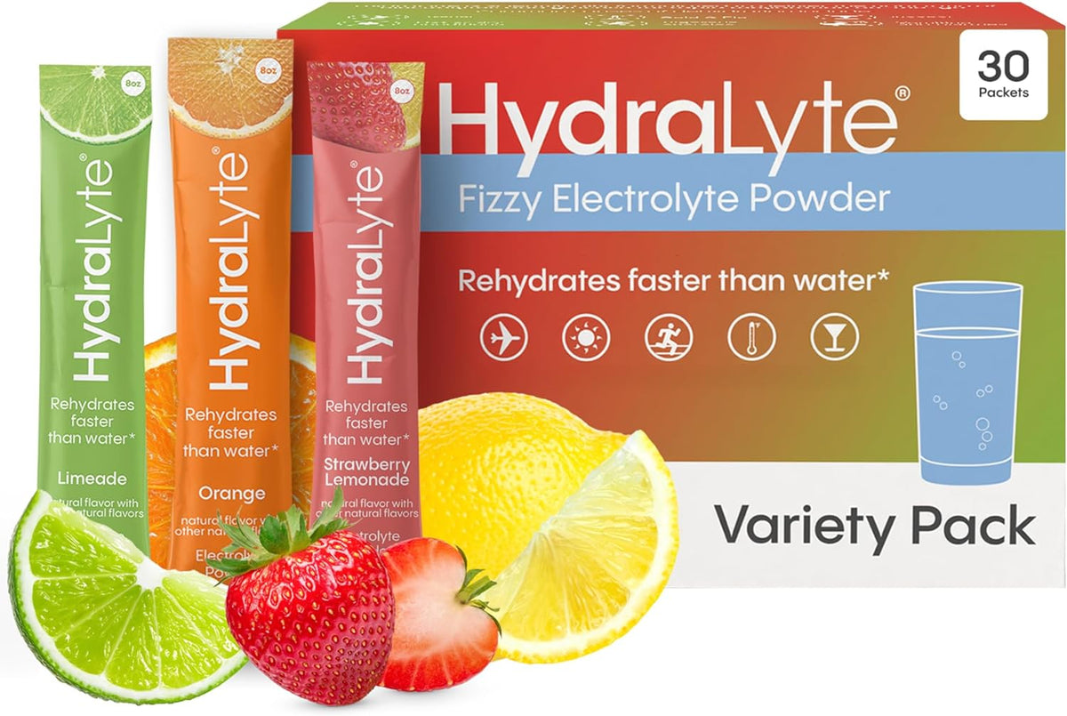Hydralyte Low Sugar Rapid Rehydration Electrolyte Powder Sachets, 30 Packets - görsel 1