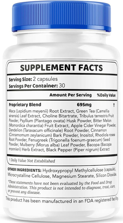 Microbio Capsules - Official Micro Bio Advanced Supplement Pills Blood Health Support Formula, All Natural Microbio for Overall Health & Wellbeing Reviews, 60 Capsules for 1 Month