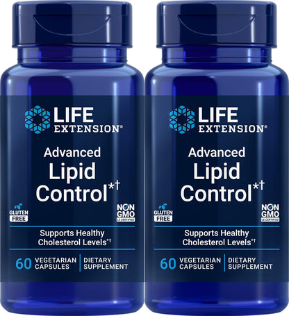 Life Extension Advanced Lipid Control, 120 Vegetarian Capsules (2-Pack)